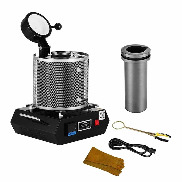 Hardin Electric Tabletop Melting Furnace with 2kg Crucible 110 Volt